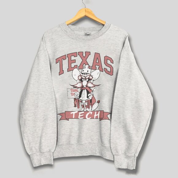 Vintage Texas Tech Sweatshirt, Retro Texas Tech University Shirt For Men Women - Picture 1 of 2